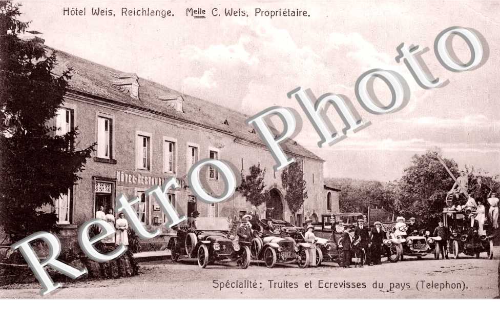 Hôtel Weis. Melle C. Weis Propriétaire. Spécialité : truites et écrevisses du pays