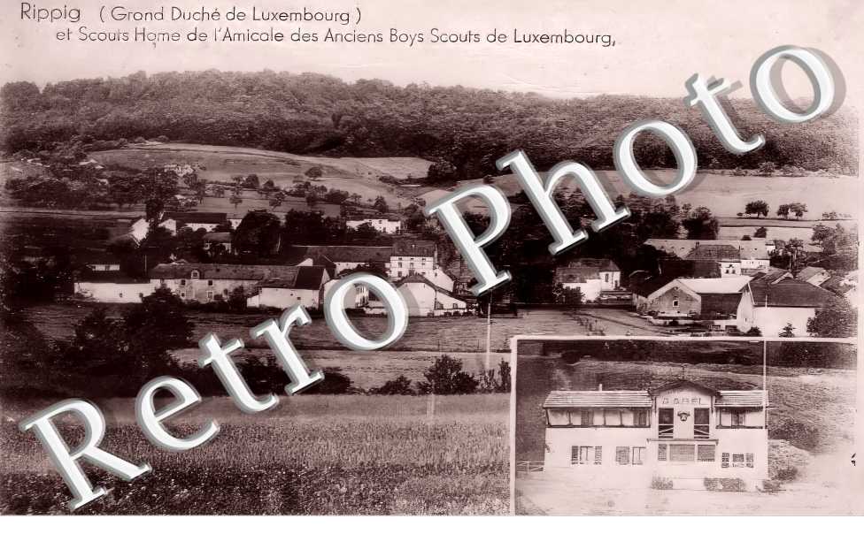 vue générale et scouts Home de l'Amicale des Anciens Boys Scouts de Luxembourg