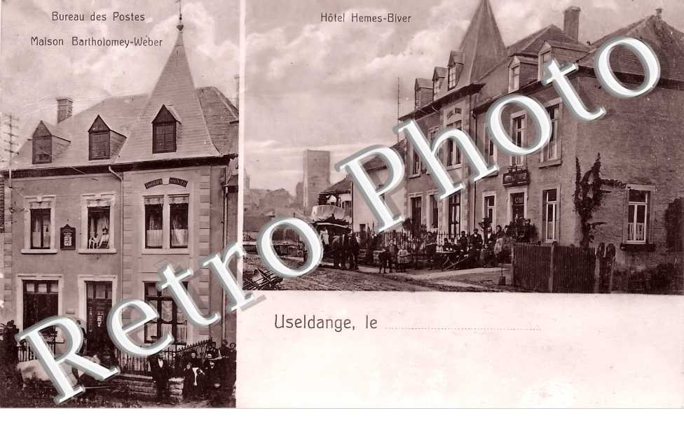 Bureau des Postes. Maison Bartholomey-Weber. Hôtel Hemes-Biver
