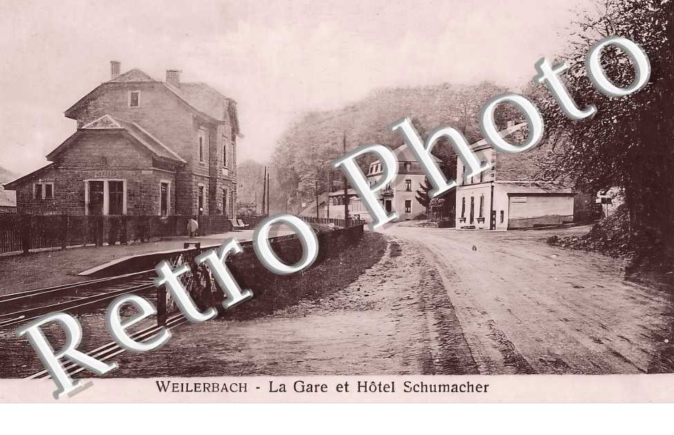 La gare et Hôtel Schumacher