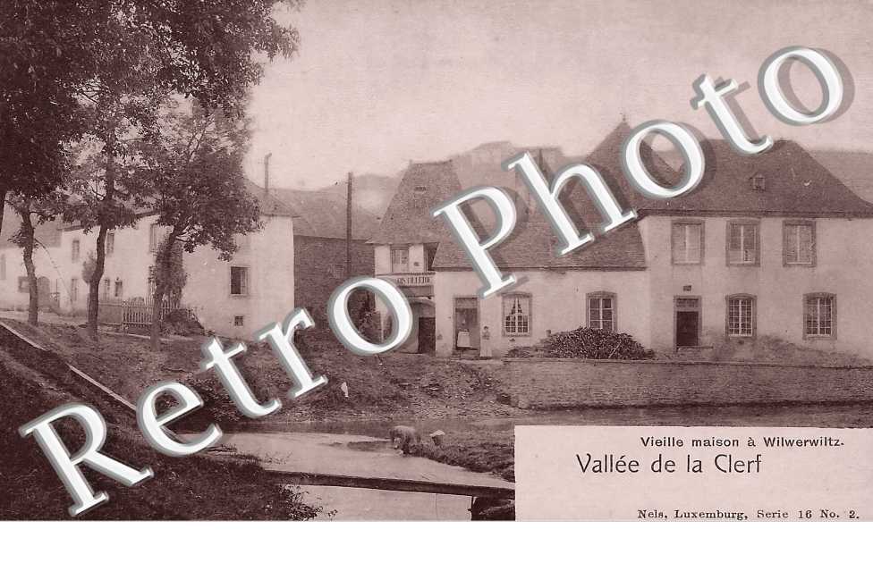 Vieille maison. Vallée de la Clerf