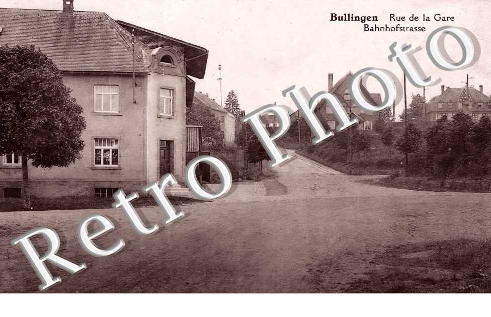 Bullingen. Rue de la gare