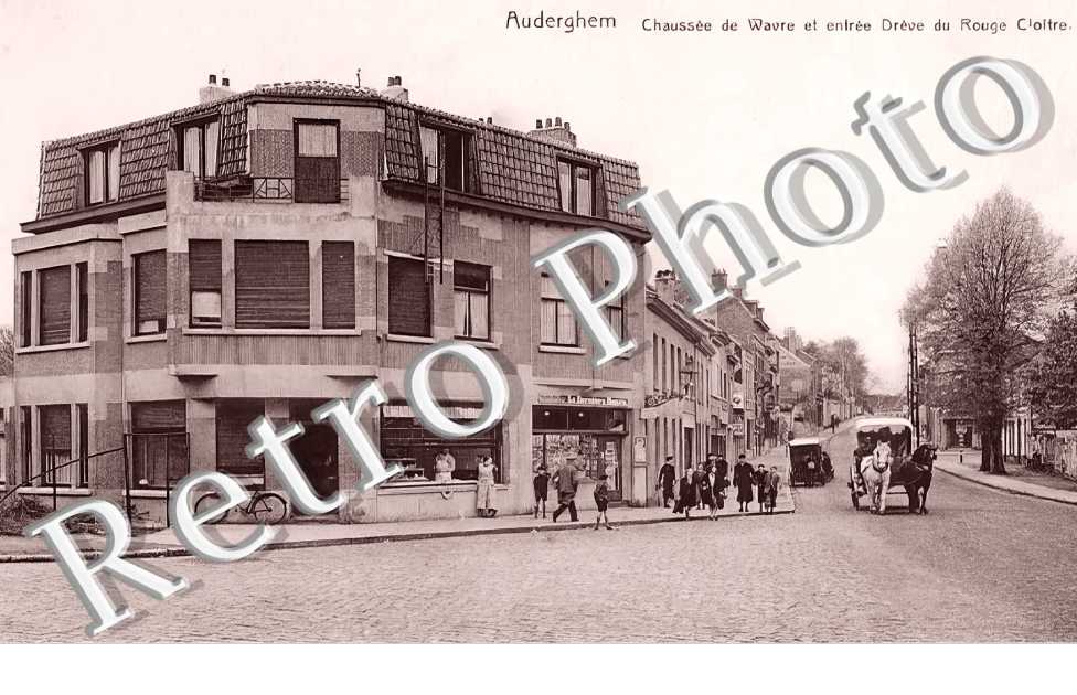chaussée de Wavre et entrée Drève du Rouge Cloître