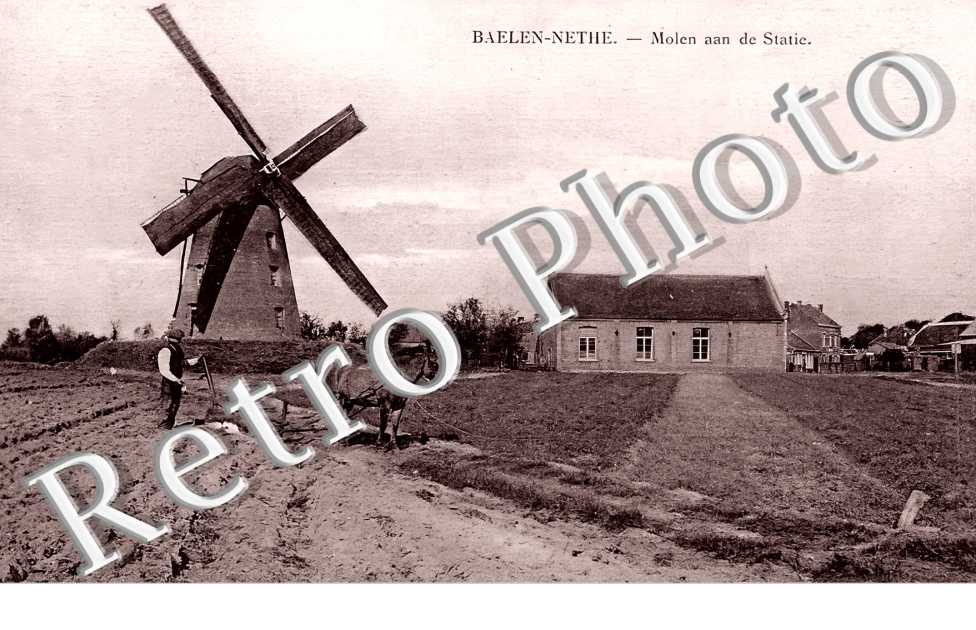 Baelen-Nethe. Molen aan de Statie