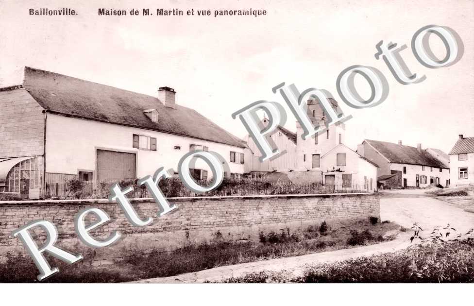 Maison de M. Martin et vue panoramique