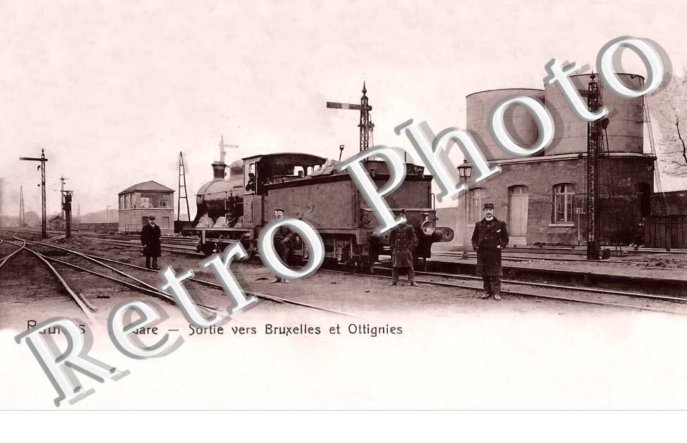la gare. Sortie vers Bruxelles et Ottignies