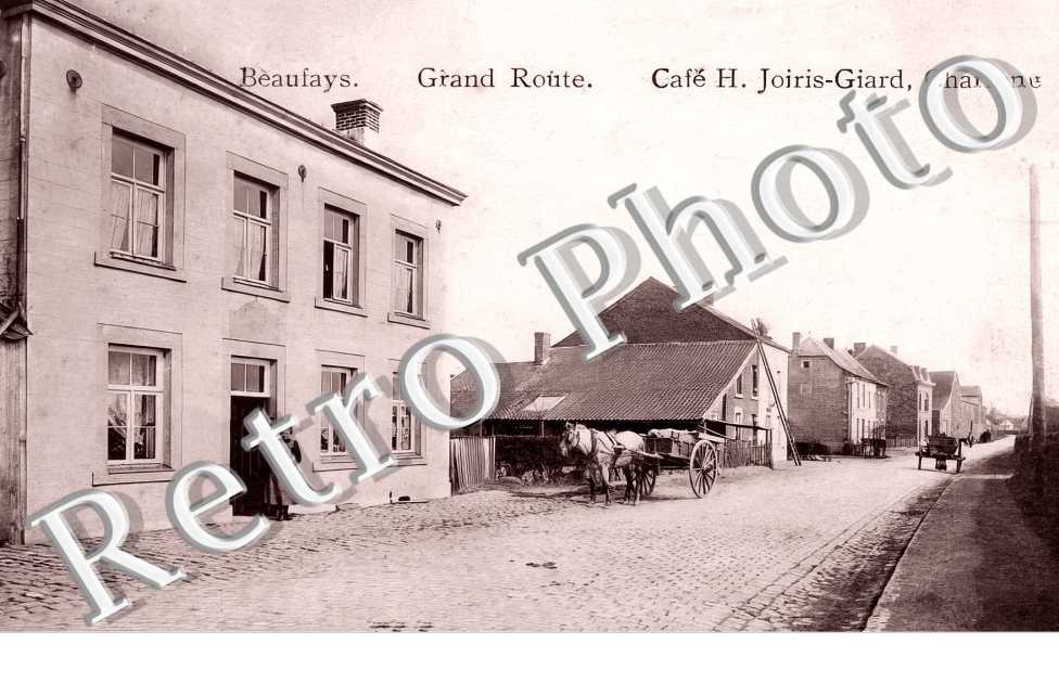 Grand Route. Café H. Joiris-Giard, Charron