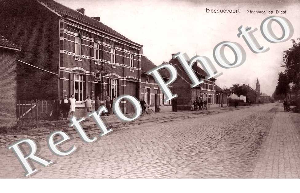 Becquevoort. Steenweg op Diest