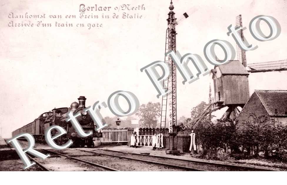 Berlaer Arrivée d'un train en gare