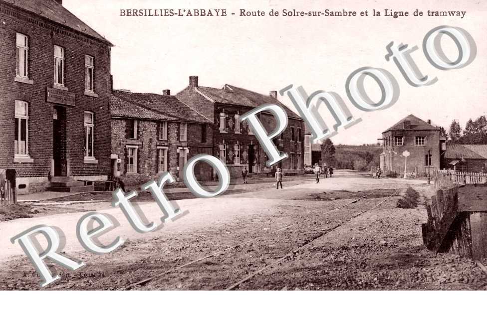 route de Solre-sur-Sambre et la ligne de tramway