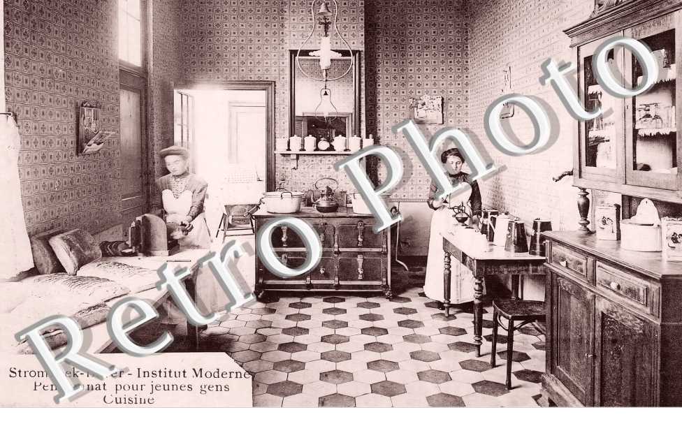 Strombeek-Bever. Institut Moderne. Pensionnat pour jeunes gens. Cuisine.