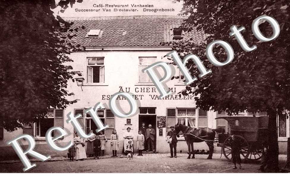 café-restaurant Vanhaelen. Successeur Van Breetwater. Au Cher Ami. Estaminet.