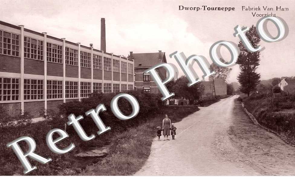 Dworp-Tourneppe. Fabriek Van Ham Voorzicht