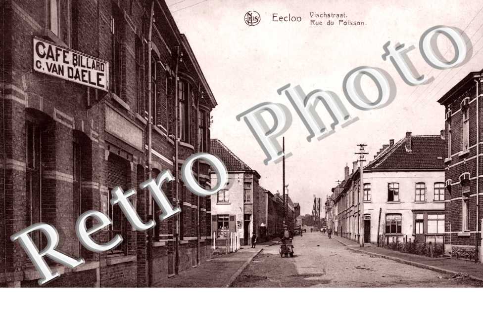 rue du Poisson. Café Billard c. Van Daele