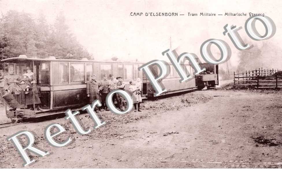 Camp d'Elsenborn. Tram militaire