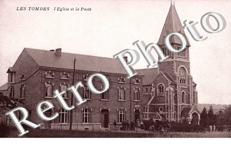 Les Tombes L'église et la Poste