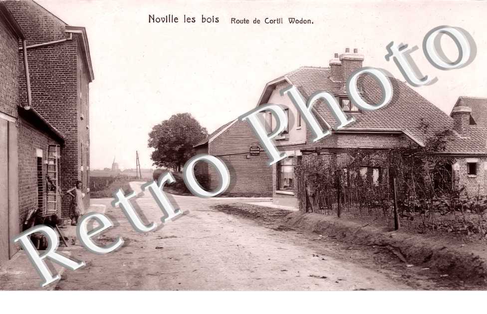 Noville les Bois. Route de Cortil Wodon