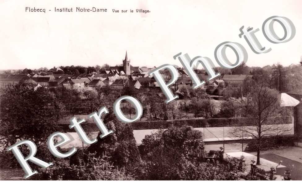 Institut Notre-Dame. Vue sur le village.