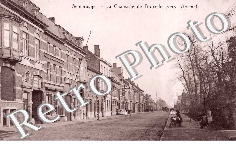 la chaussée de Bruxelles vers l'Arsenal