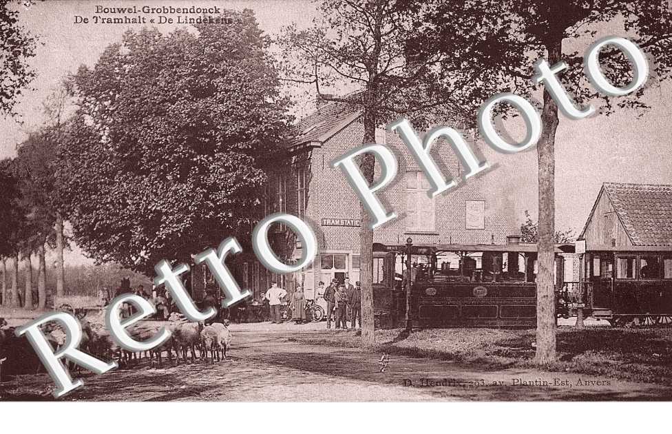 Bouwel-Grobbendonck. De Tramhalt " De Lindekens "