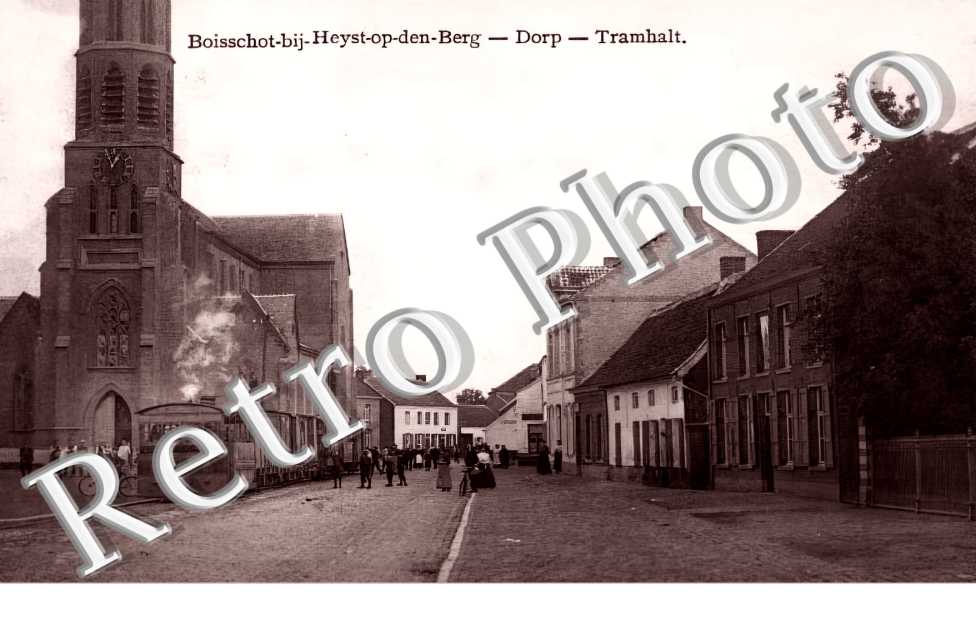 Boisschot-bij-Heyst-op-den-Berg. Tramhalt