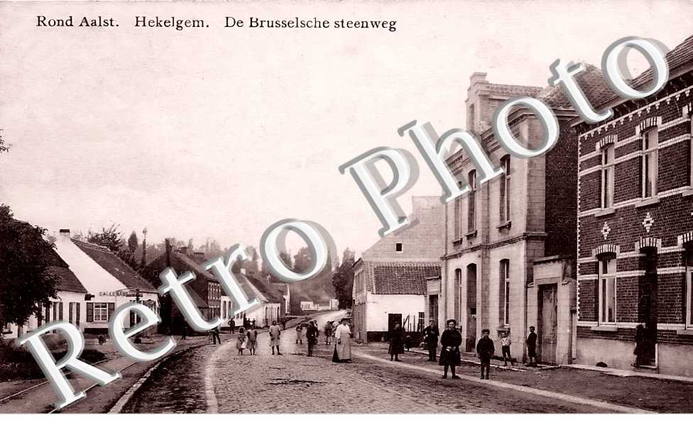 Rond Aalst. De Brusselsche steenweg