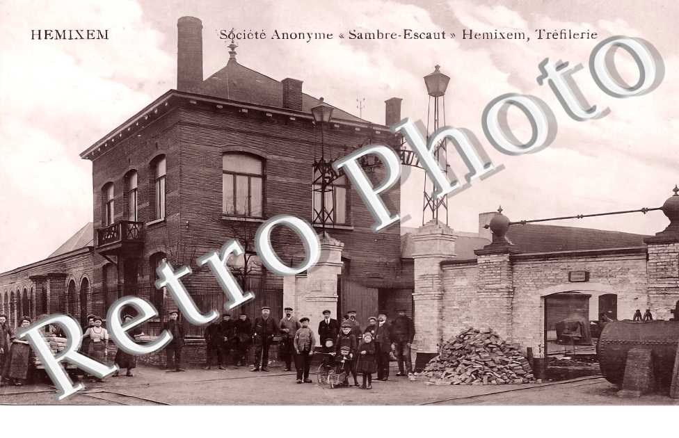Hemixem. Société Anonyme Sambre-Escaut, Tréfilerie