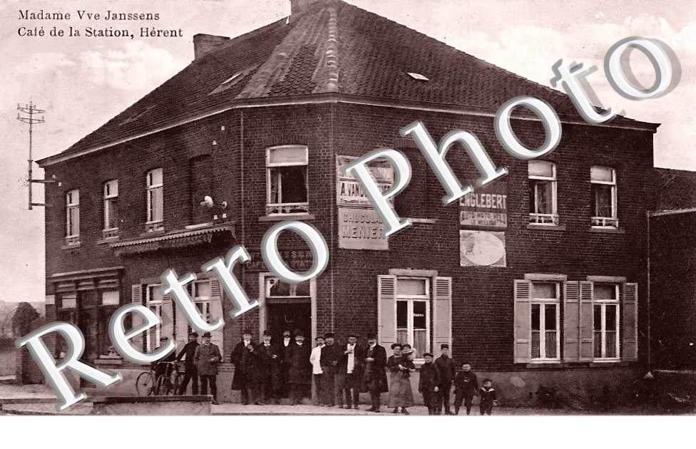 Madame Vve Janssens. Café de la Station, Hérent