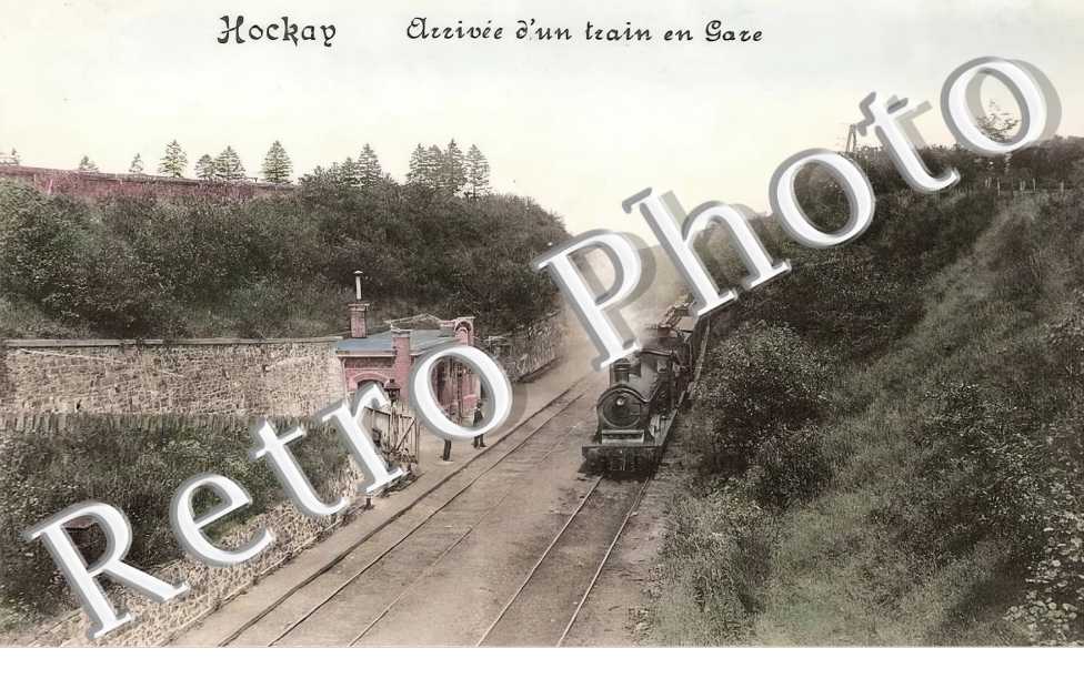 arrivée d'un train en gare