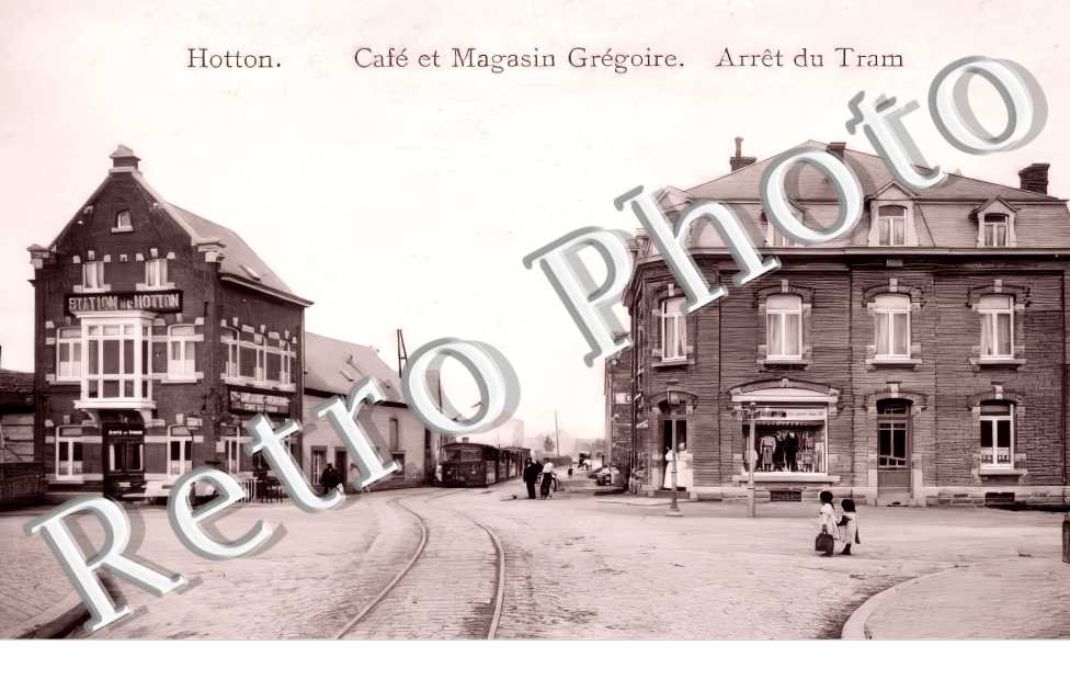 Café et Magasin Grégoire. Arrêt du Tram