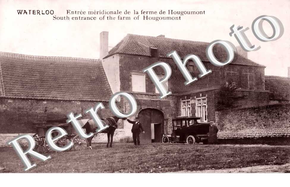 Waterloo. Entrée méridionale de la ferme de Hougoumont