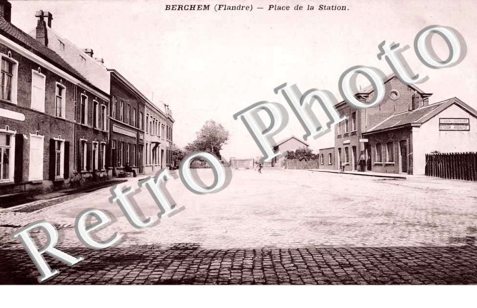Berchem. Place de la Station.