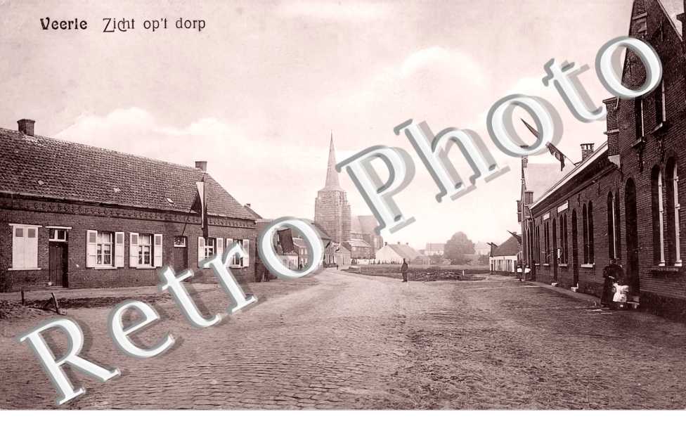 Veerle. Zicht op't dorp