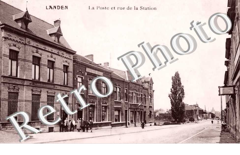 la Poste et rue de la Station