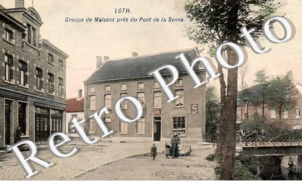 groupe de Maisons près du Pont de la Senne