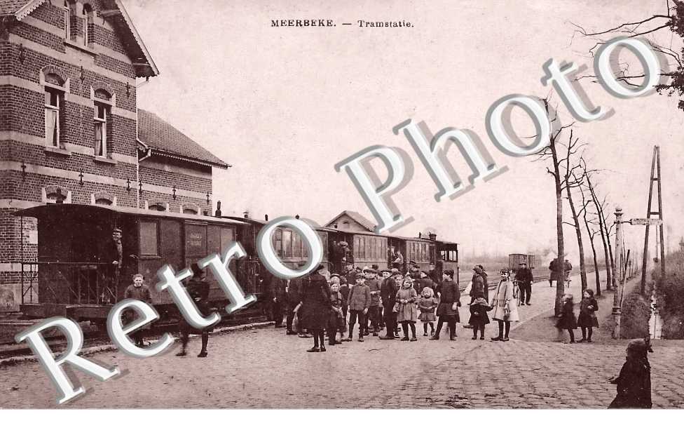 MEERBEKE. Tramstatie