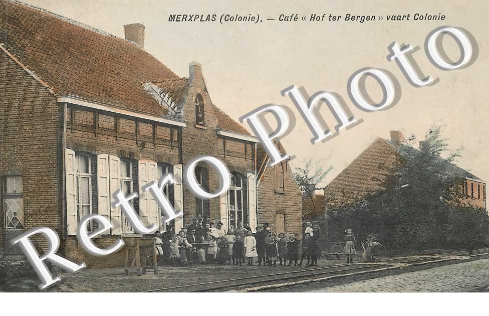 MERXPLAS. Café Hof ter Bergen vaart Colonie