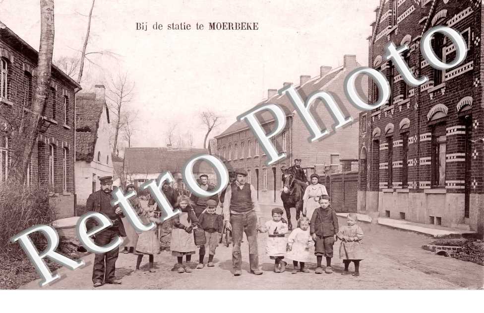 Bij de statie te Moerbeke