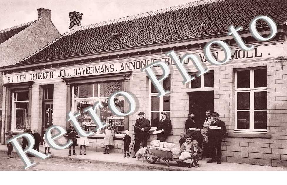 Bij den Drukker, Jul. Havermans. Annoncenblad Van Moll