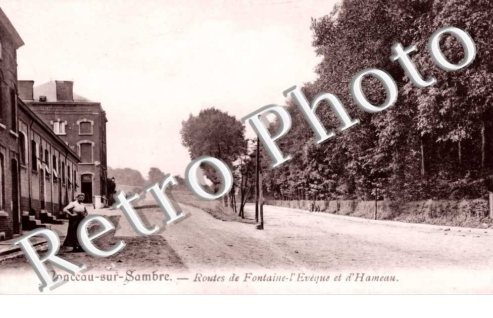 Routes de Fontaine-l'Evêque et d'Hameau