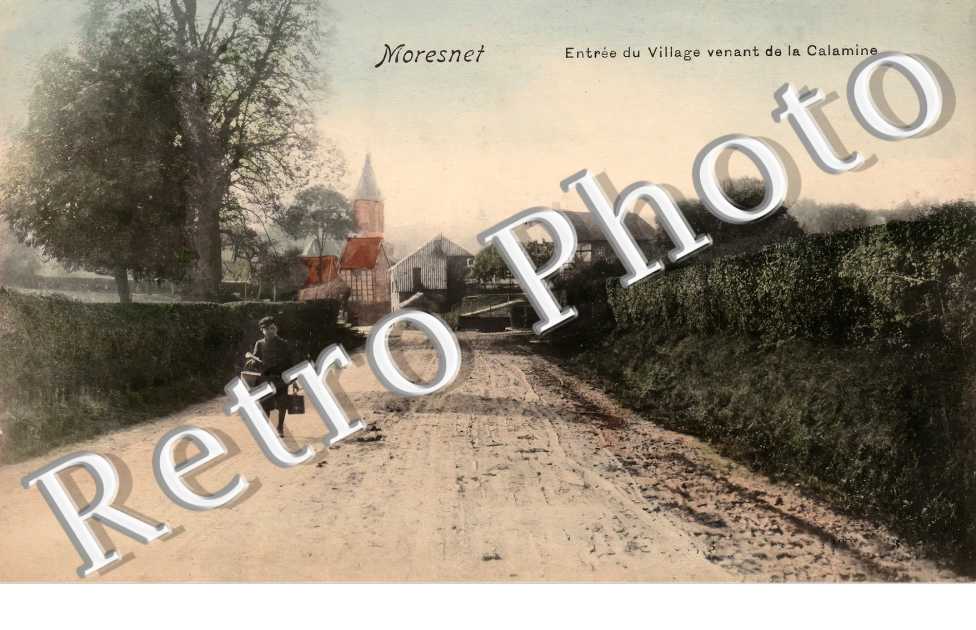 entrée du village venant de la Calamine