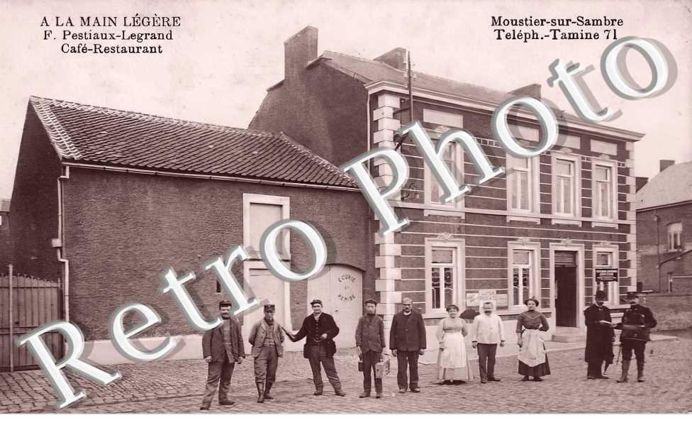 A La Main Légère. F. Pestiaux-Legrand. Café-Restaurant