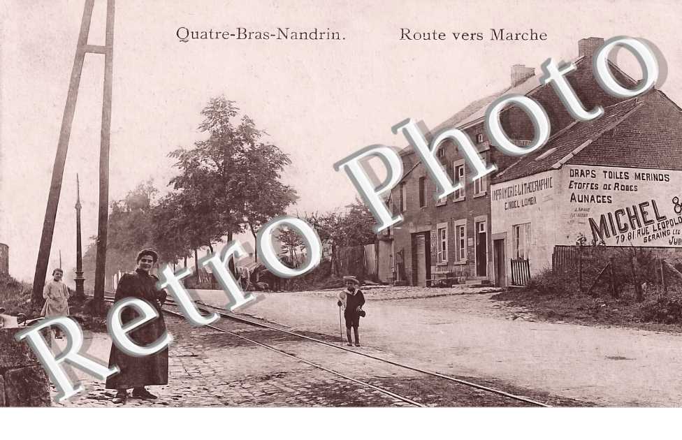 QUATRE-BRAS-NANDRIN. route vers Marche