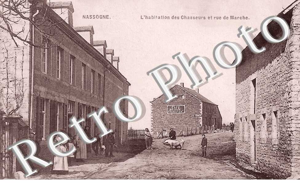 L'Habitation des chasseurs et rue de Marche
