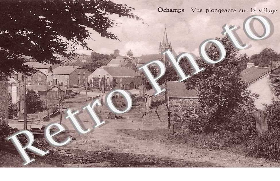 vue plongeante sur le village