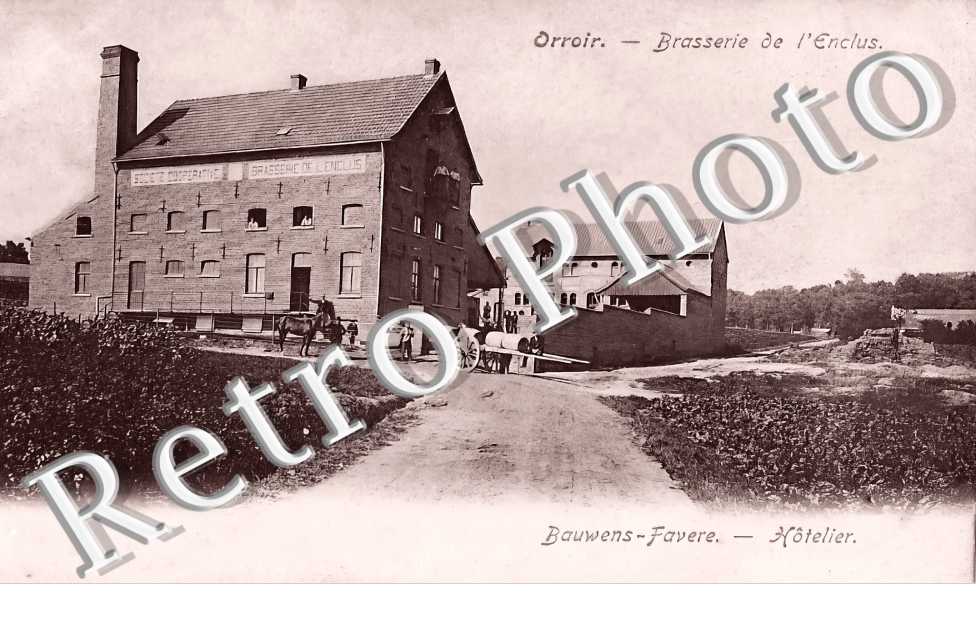 Brasserie de l'Enclus. Bauwens-Favere. Hôtelier