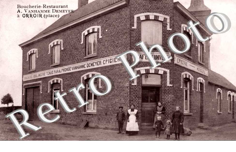 Boucherie-Restaurant A. Vanhamme Demeyere. Café de l'Univers