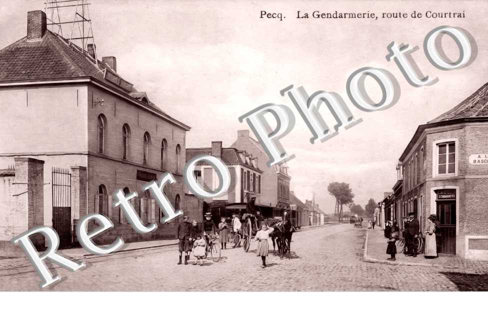 la gendarmerie, route de Courtrai