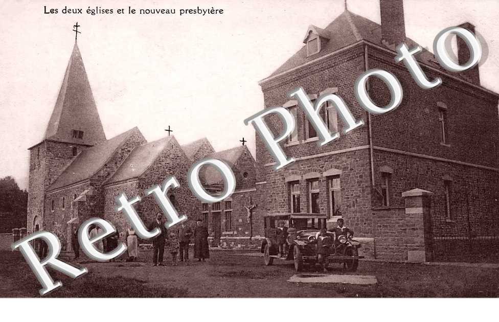 les deux églises et le nouveau presbytère