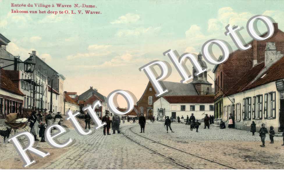 entrée du village à Wavre